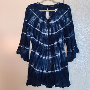 New Tie Die Romper from New York & Company